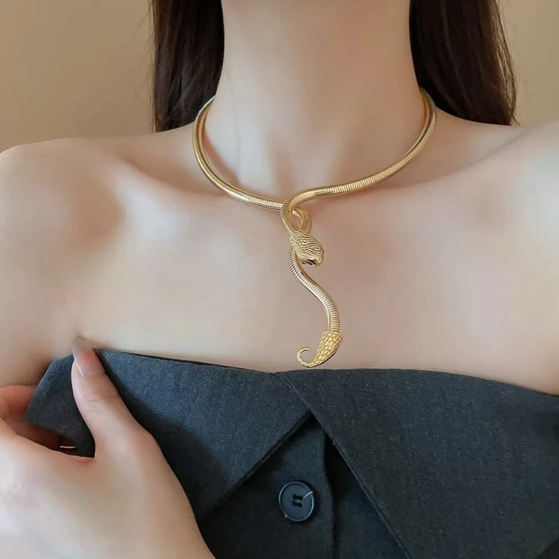 Jewelry Accessories Exaggerated Snake Necklace Cool Street Necklace Street Show Decor Women Snake Necklace Metal Iron Alloy
Jewelry Accessories Exaggerated Snake Necklace Cool Street Necklace Street Show Decor Women Snake Necklace Metal Iron Alloy