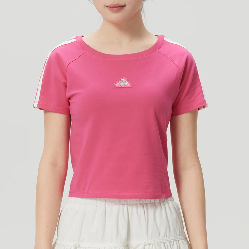Adidas (Adidas) Women's Sportswear Fashionable Slim-Fitting Short-Sleeved T-Shirt Running Breathable Short Fitness Training Wear Ks0278
Adidas (Adidas) Women's Sportswear Fashionable Slim-Fitting Short-Sleeved T-Shirt Running Breathable Short Fitness Training Wear Ks0278
