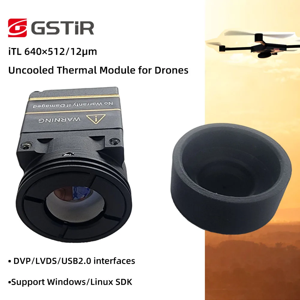 GST ITL612 High Frame Rate Imaging Camera 9mm Lens MIPI Uncooled LWIR Radiometric Thermal Imaging Module Predictive Maintenance
GST ITL612 High Frame Rate Imaging Camera 9mm Lens MIPI Uncooled LWIR Radiometric Thermal Imaging Module Predictive Maintenance