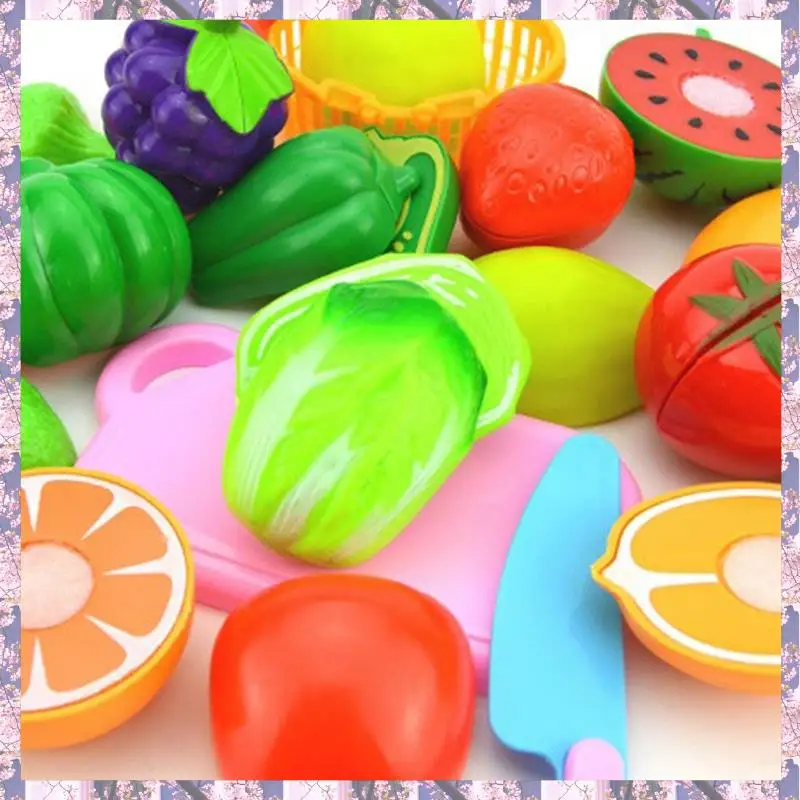 T84C-23 Pcs Simulation Kitchen Cut Fruit Toy Set, Play House Set With Storage Basket For Children's Role-Playing Games
T84C-23 Pcs Simulation Kitchen Cut Fruit Toy Set, Play House Set With Storage Basket For Children's Role-Playing Games