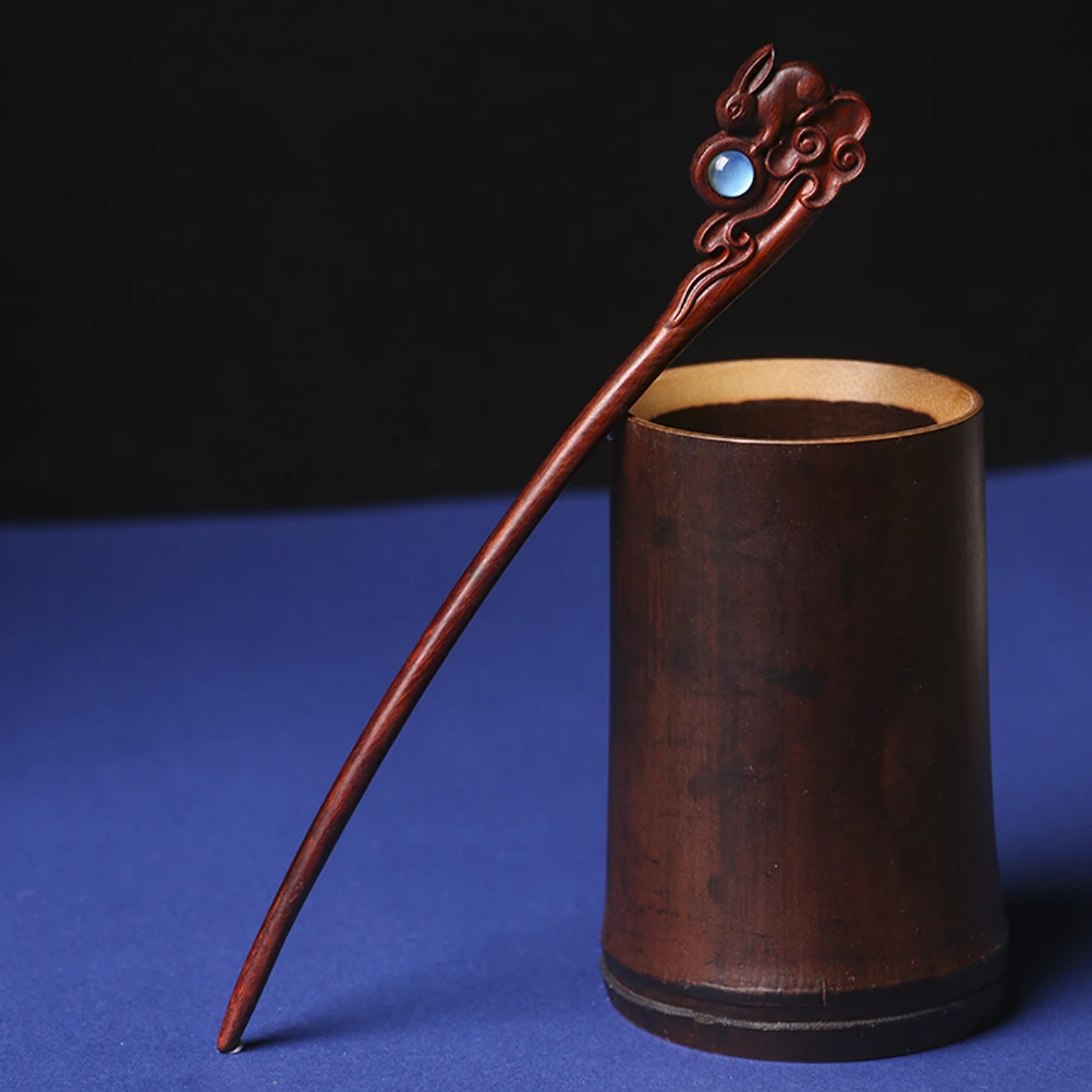 Wooden Zodiac Carving Hairpin Exquisite Rabbit Pattern Hair Sticks Long Hair Women Accessories Bun Updo Decorations Gifts
Wooden Zodiac Carving Hairpin Exquisite Rabbit Pattern Hair Sticks Long Hair Women Accessories Bun Updo Decorations Gifts