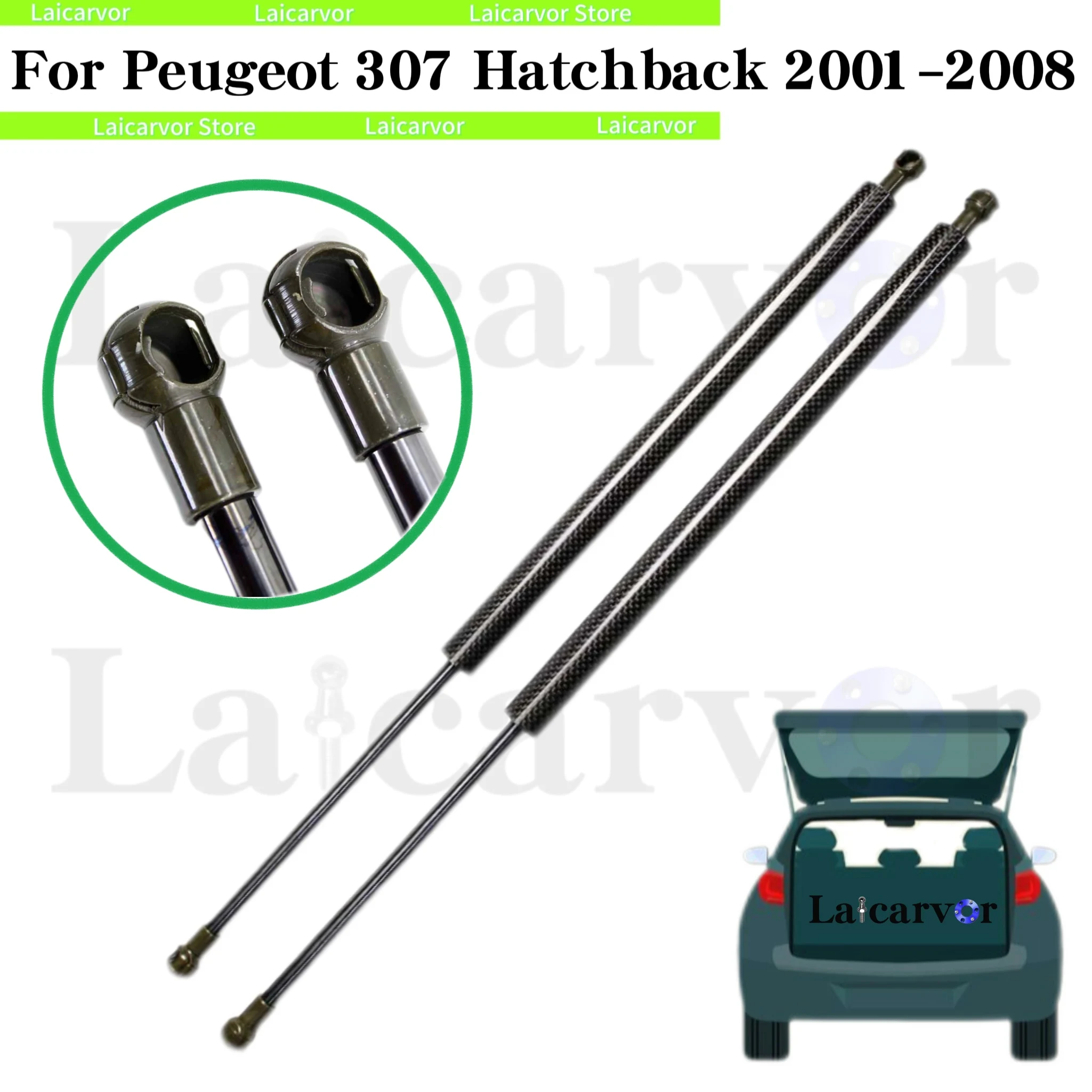 2PCS Trunk Struts For Peugeot 307 (3A/C) Hatchback 2001-2008 Rear Tailgate Boot Lift Supports Gas Spring Shock Damper 9640890980
2PCS Trunk Struts For Peugeot 307 (3A/C) Hatchback 2001-2008 Rear Tailgate Boot Lift Supports Gas Spring Shock Damper 9640890980