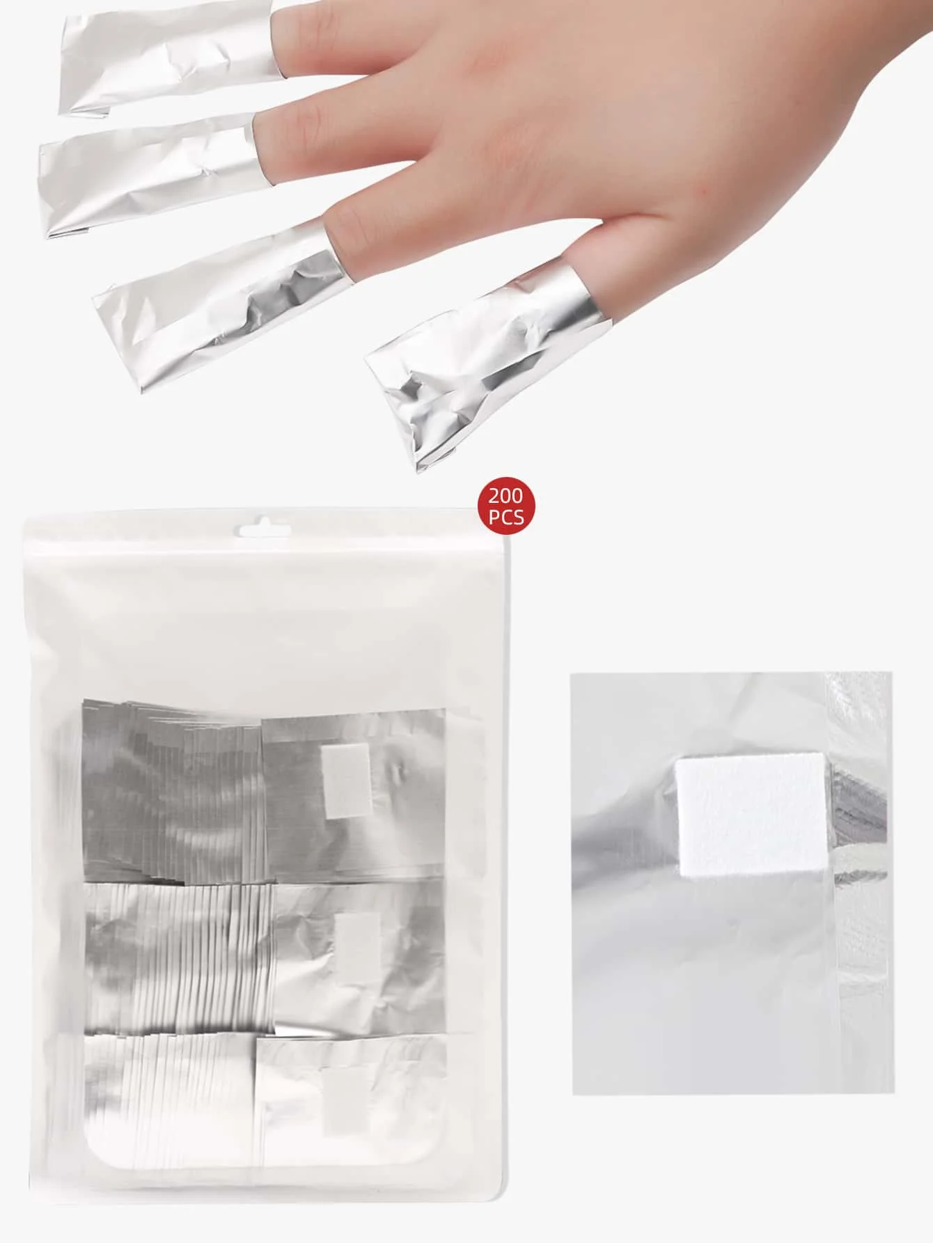 100pcs Aluminum Foil Nail Art Remover Pad. Perfect for Soak-Off Gel Polish Removal. Essential Tool for Manicure & Pedicure at Home or Salon.
100pcs Aluminum Foil Nail Art Remover Pad. Perfect for Soak-Off Gel Polish Removal. Essential Tool for Manicure & Pedicure at Home or Salon.