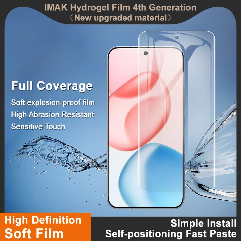 IMAK The Honor 400 5G Water Condensation Shield 4th Generation High-definition Screen Sticker Supports Fingerprint Unlocking
IMAK The Honor 400 5G Water Condensation Shield 4th Generation High-definition Screen Sticker Supports Fingerprint Unlocking