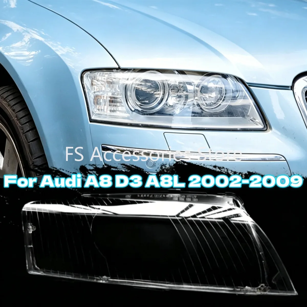 Left/Right Side Front Headlight Lampshade Transparent Headlight Lens Lampshade Cover For Audi A8 D3 A8L 2002-2009
Left/Right Side Front Headlight Lampshade Transparent Headlight Lens Lampshade Cover For Audi A8 D3 A8L 2002-2009