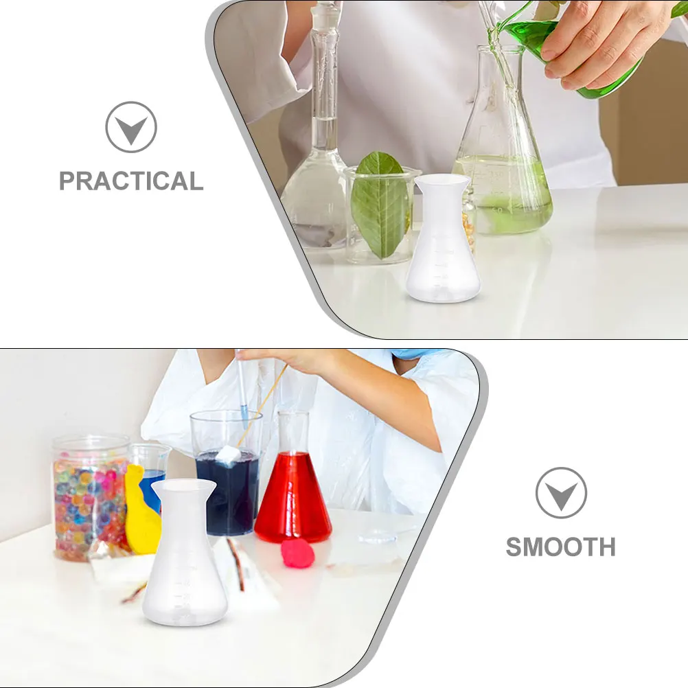 8 Pcs Flasks Conical for Chemistry with Scale Pp Lab Chemical Erlenmeyer Graduated
8 Pcs Flasks Conical for Chemistry with Scale Pp Lab Chemical Erlenmeyer Graduated