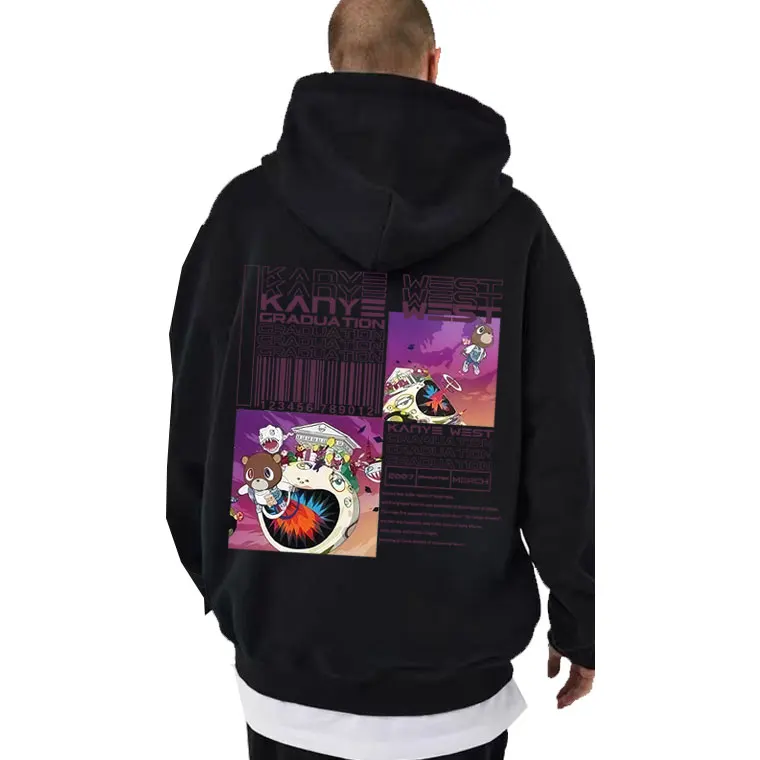 Rapper Kanye West Graduation Bear Album Graphic Hoodie Men Women Hip Hop Vintage Streetwear Unisex Fashion Pop Music Sweatshirt
Rapper Kanye West Graduation Bear Album Graphic Hoodie Men Women Hip Hop Vintage Streetwear Unisex Fashion Pop Music Sweatshirt
