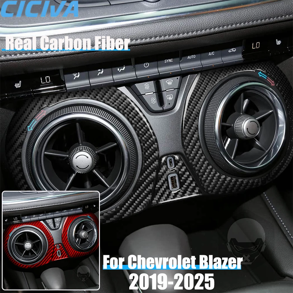 Автомобильные аксессуары из настоящего углеродного волокна, центральная крышка вентиляционного отверстия, мягкая наклейка для Chevrolet Blazer 2019 2020 2021 2022 2023 2024 2025
Автомобильные аксессуары из настоящего углеродного волокна, центральная крышка вентиляционного отверстия, мягкая наклейка для Chevrolet Blazer 2019 2020 2021 2022 2023 2024 2025