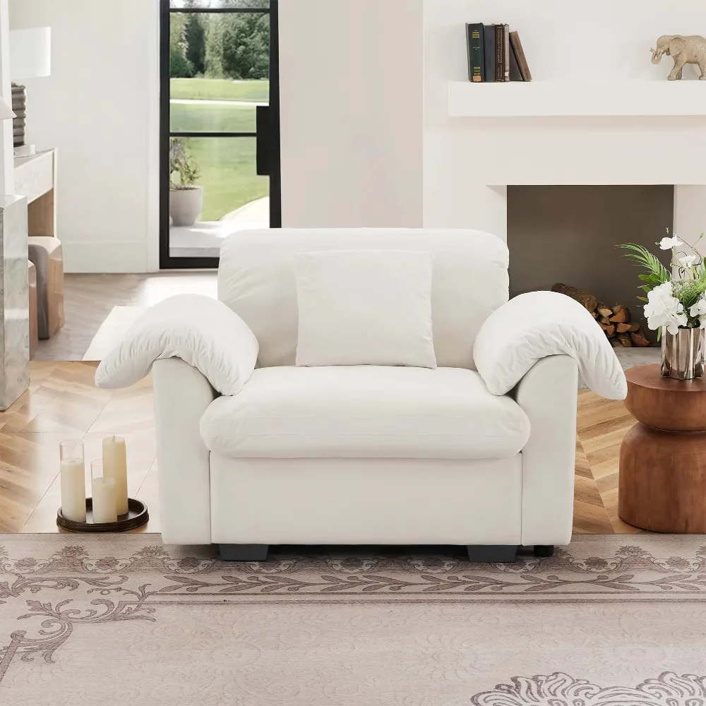 US Modern Single-Seater Velvet Sofa with Storage for Living Rooms Bedrooms Small Apartments
US Modern Single-Seater Velvet Sofa with Storage for Living Rooms Bedrooms Small Apartments