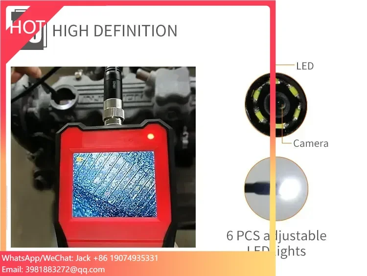 Wholesale Factory Engine Check 3.9mm Snake Tube Probe Borescope Camera Automobile Inspection Car Diagnostic Tool Obd2 Scanner
Wholesale Factory Engine Check 3.9mm Snake Tube Probe Borescope Camera Automobile Inspection Car Diagnostic Tool Obd2 Scanner