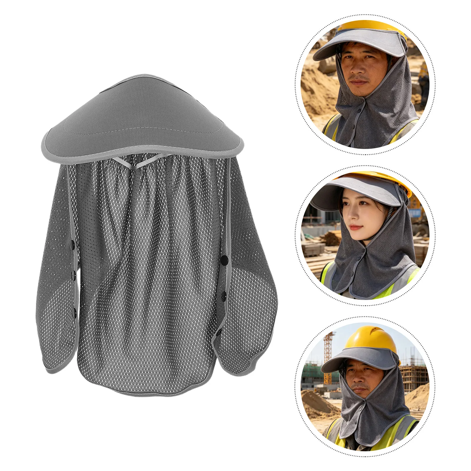 Hard Hat Sun Shade Adjustable Construction Neck Cover Sun Visor Lightweight Breathable Grey Summer Hard Cap Mesh Outdoor
Hard Hat Sun Shade Adjustable Construction Neck Cover Sun Visor Lightweight Breathable Grey Summer Hard Cap Mesh Outdoor