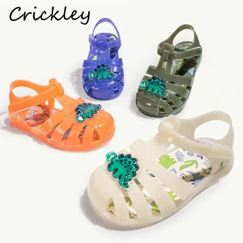 Cartoon Dinosaur Boys Girls Jelly Shoes Summer Solid PVC Waterproof Children Sandals Anti Slip Soft Kids Beach Sandals
Cartoon Dinosaur Boys Girls Jelly Shoes Summer Solid PVC Waterproof Children Sandals Anti Slip Soft Kids Beach Sandals