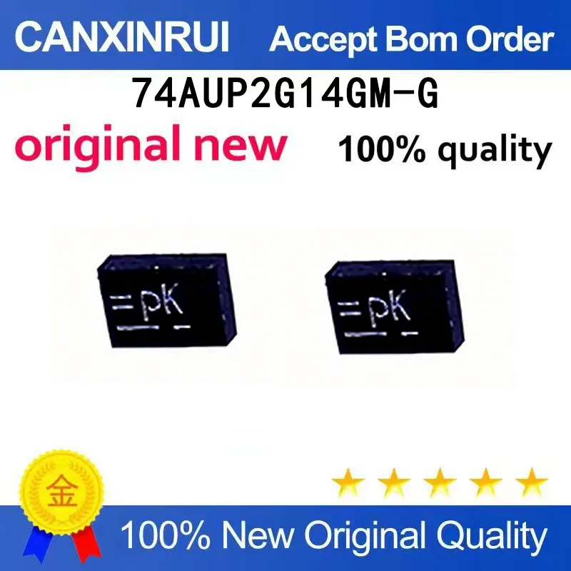 (5-100 PCS) New stock 74AUP2G14GM-G silk screen printing "PK QFN
(5-100 PCS) New stock 74AUP2G14GM-G silk screen printing "PK QFN