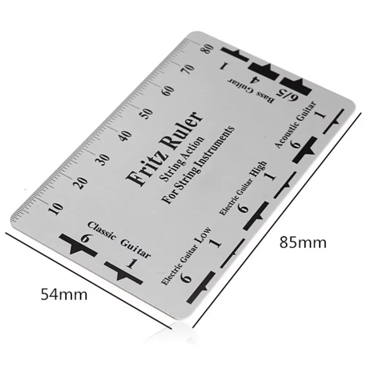 AA-Guitar String Height Measurement Tool Multifunctional Guitar String Specification Ruler Card Luthier String
AA-Guitar String Height Measurement Tool Multifunctional Guitar String Specification Ruler Card Luthier String