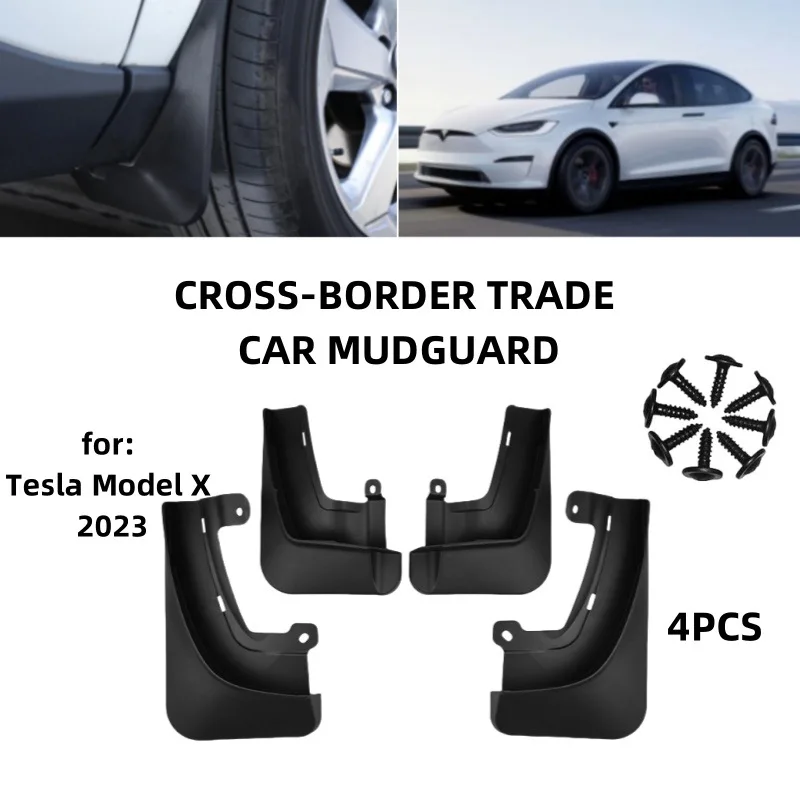 Suitable for 2023 Tesla Model X Mudguards Fender Mudflaps Front Rear Flares Splash Guards Cover Car Accessorie
Suitable for 2023 Tesla Model X Mudguards Fender Mudflaps Front Rear Flares Splash Guards Cover Car Accessorie