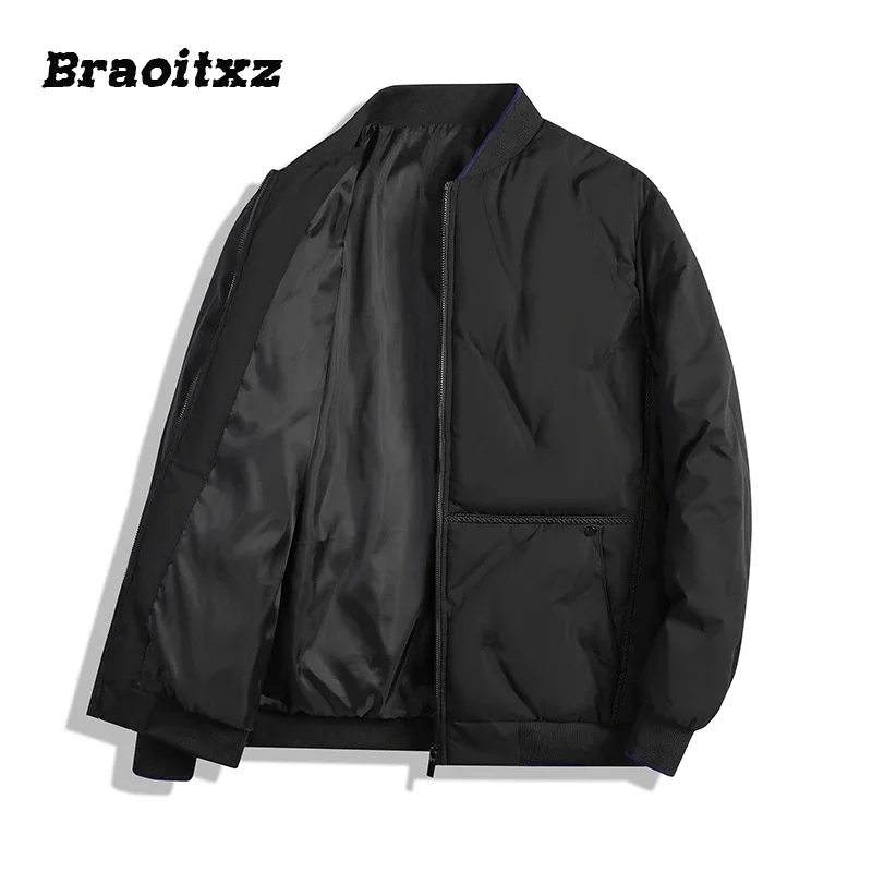 New Men Autumn Winter Fashion Casual Windproof Keep Warm Breathable Jacket Coats Baseball Collar Large Size
New Men Autumn Winter Fashion Casual Windproof Keep Warm Breathable Jacket Coats Baseball Collar Large Size