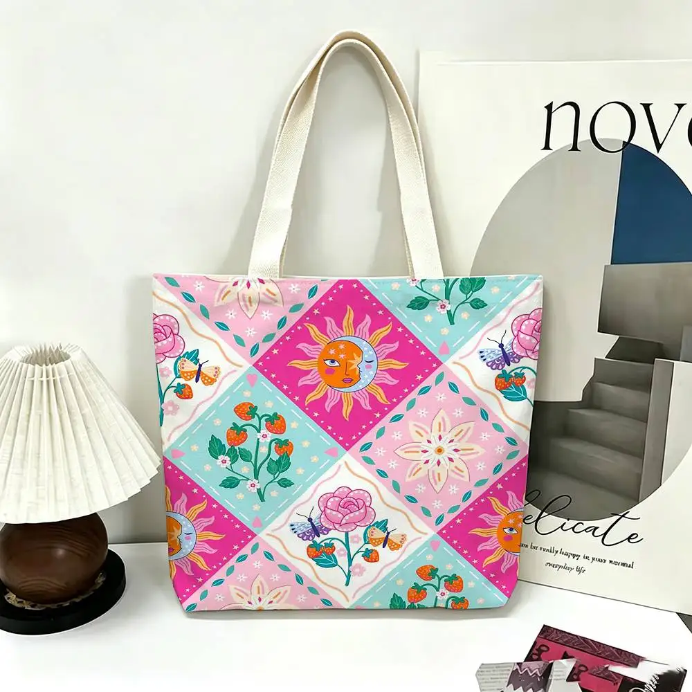 For Turkish Tile Watercolor Painting Printed Canvas Tote Bag Shoulder Bag Commuter Mommy Shopping Bag
For Turkish Tile Watercolor Painting Printed Canvas Tote Bag Shoulder Bag Commuter Mommy Shopping Bag