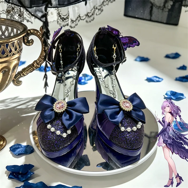 Game Honkai: Star Rail Castorice Cosplay Shoes Adult Women High Heels Shoes Lolita Costume Accessories Halloween Party Foot Prop
Game Honkai: Star Rail Castorice Cosplay Shoes Adult Women High Heels Shoes Lolita Costume Accessories Halloween Party Foot Prop