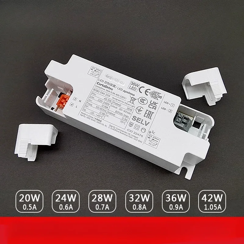 Certa Drive for Panel Light Driver Power Supply 20W 24W 28W 32W 36W 42W Tube Spotlight LED Control Device 40V
Certa Drive for Panel Light Driver Power Supply 20W 24W 28W 32W 36W 42W Tube Spotlight LED Control Device 40V