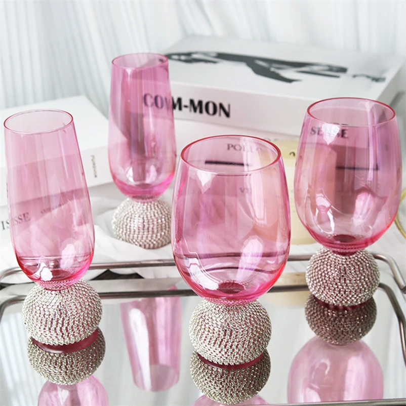 Fairy Wine Glass, Pink Diamond, Whiskey Wine Glass Decoration, Tall Glass, Simple Light, Luxury Champagne Glass
Fairy Wine Glass, Pink Diamond, Whiskey Wine Glass Decoration, Tall Glass, Simple Light, Luxury Champagne Glass