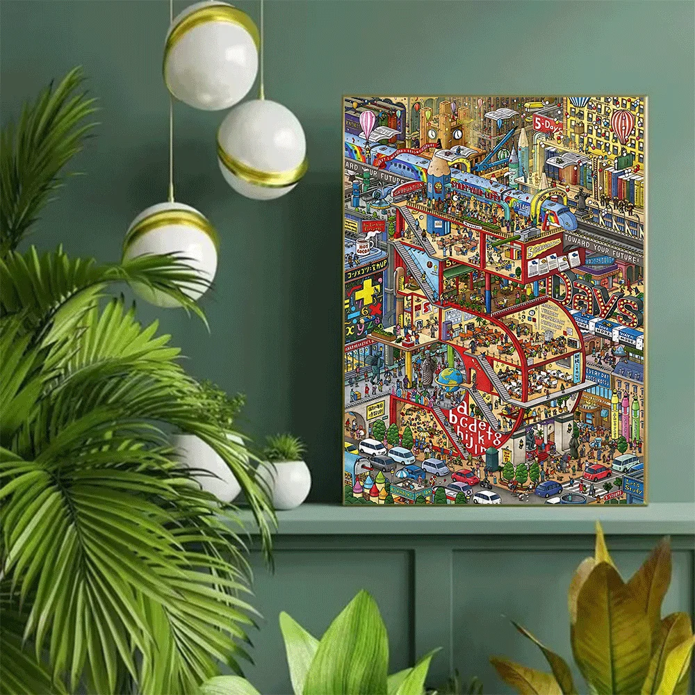 500/1000/1200/2000PCS Puzzles for Adults Cartoon and Lively City Theme,Jigsaw Puzzles Brain Challenge Game Gift Home Decor
500/1000/1200/2000PCS Puzzles for Adults Cartoon and Lively City Theme,Jigsaw Puzzles Brain Challenge Game Gift Home Decor