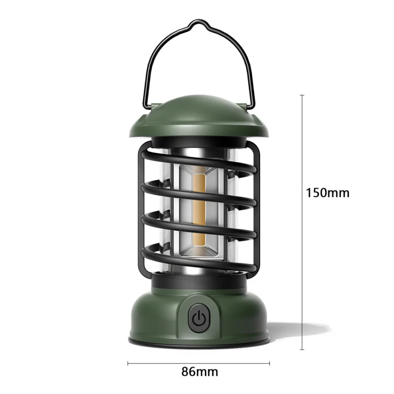 Vintage Outdoor Camping Lantern Rechargeable Portable Hanging Camp Light Ambient Tent Lamp
Vintage Outdoor Camping Lantern Rechargeable Portable Hanging Camp Light Ambient Tent Lamp