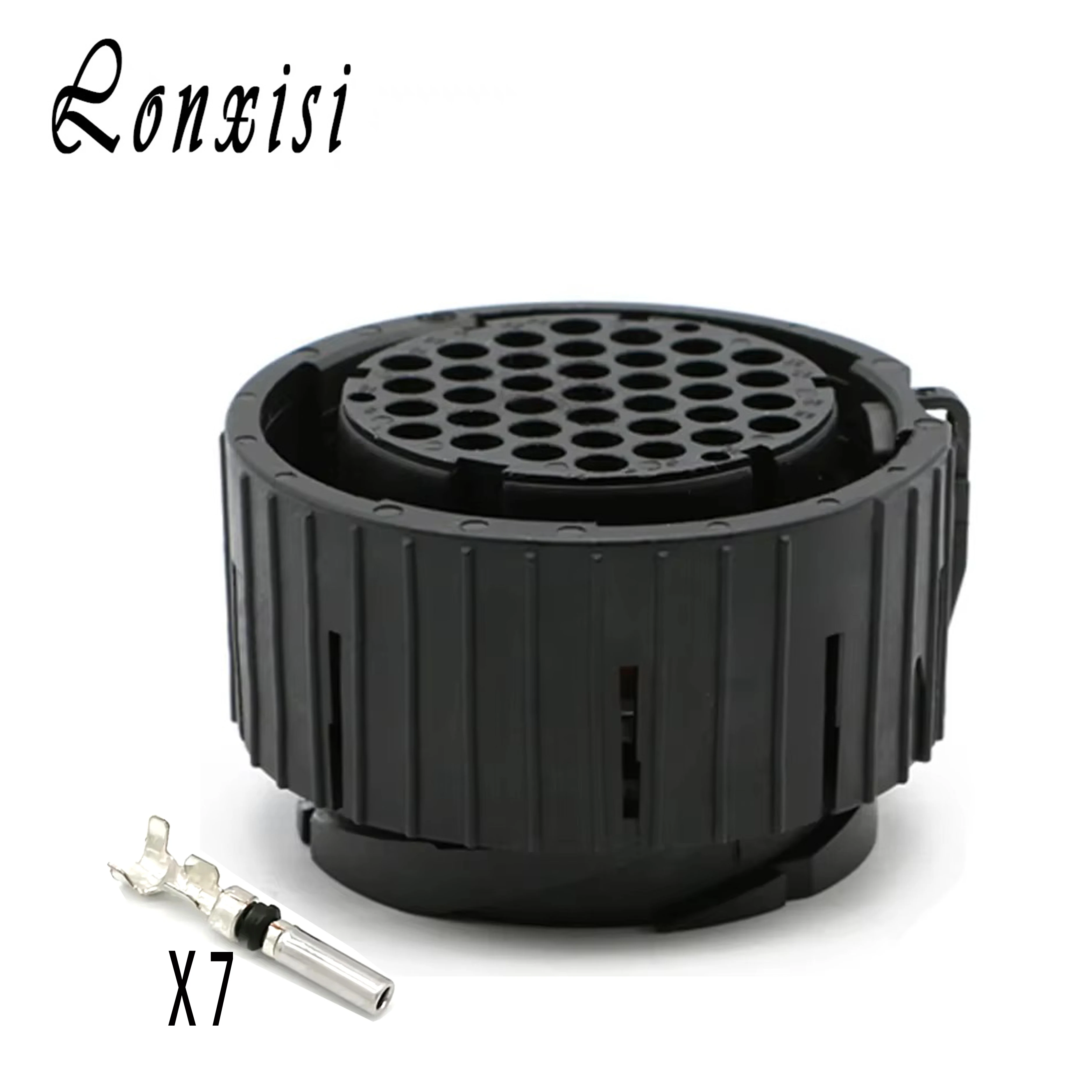 1/2/5 Sets 37/7 Pin ITT Type Urea Pump Connector Plug Waterproof Dustproof Black Female Socket Cover With Terminal 121583-0058
1/2/5 Sets 37/7 Pin ITT Type Urea Pump Connector Plug Waterproof Dustproof Black Female Socket Cover With Terminal 121583-0058