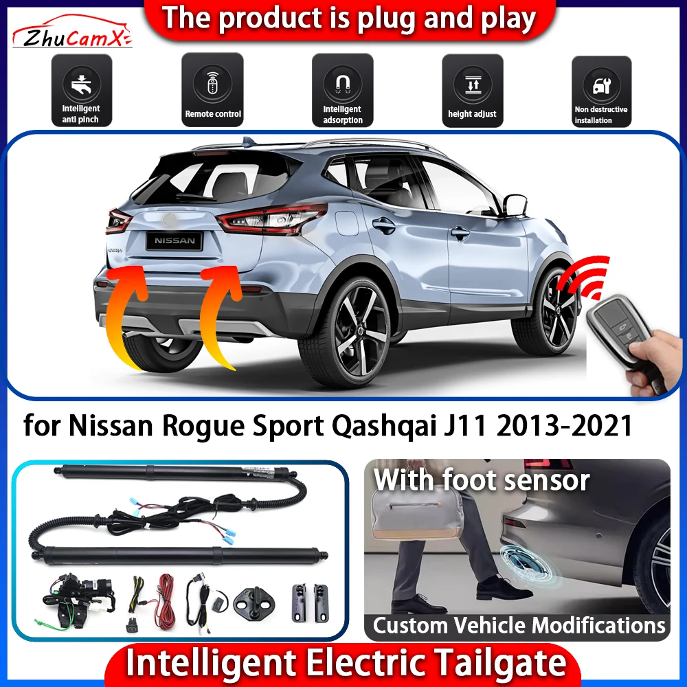 ZhuCamX Smart Powered Tailgate System for Nissan Rogue Sport Qashqai J11 2013-2021 Automatic Intelligent Trunk Lift Control Kit
ZhuCamX Smart Powered Tailgate System for Nissan Rogue Sport Qashqai J11 2013-2021 Automatic Intelligent Trunk Lift Control Kit