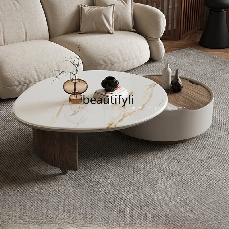 C Italian minimalist round rotating rock slab coffee table household light luxury creative size round coffee table
C Italian minimalist round rotating rock slab coffee table household light luxury creative size round coffee table
