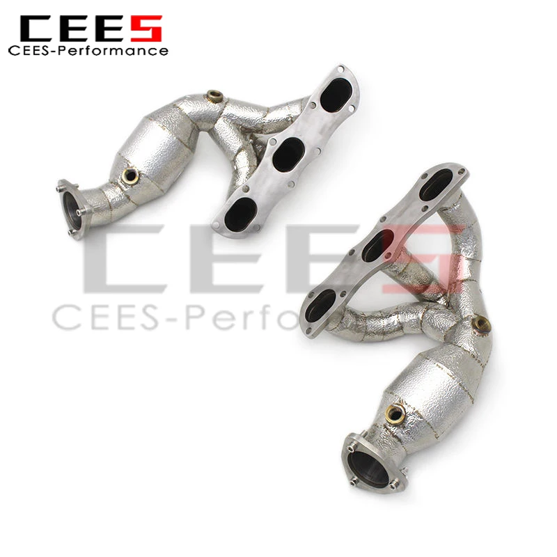 CEES Sport Exhaust Header with Catalyst for Porsche Boxster/Cayman 987.2 2008-2012 High Flow Catted Downpipe Exhaust Manifold
CEES Sport Exhaust Header with Catalyst for Porsche Boxster/Cayman 987.2 2008-2012 High Flow Catted Downpipe Exhaust Manifold