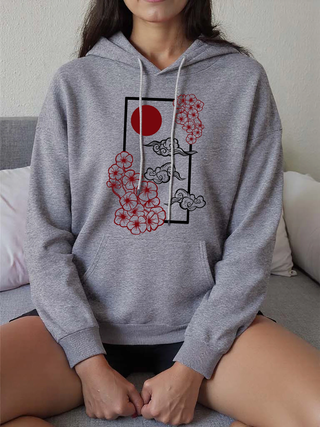 Harajuku японский закат вишни с принтом женские толстовки осенняя одежда с карманами свободный повседневный пуловер Y2K флисовая толстовка
Harajuku японский закат вишни с принтом женские толстовки осенняя одежда с карманами свободный повседневный пуловер Y2K флисовая толстовка