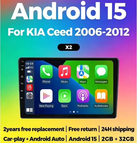 For kia CEED 2010-2012 Wireless CarPlay Android Auto Head Unit 2Din Car Radio Stereo GPS Navi Car multimedia player display WIFI
For kia CEED 2010-2012 Wireless CarPlay Android Auto Head Unit 2Din Car Radio Stereo GPS Navi Car multimedia player display WIFI
