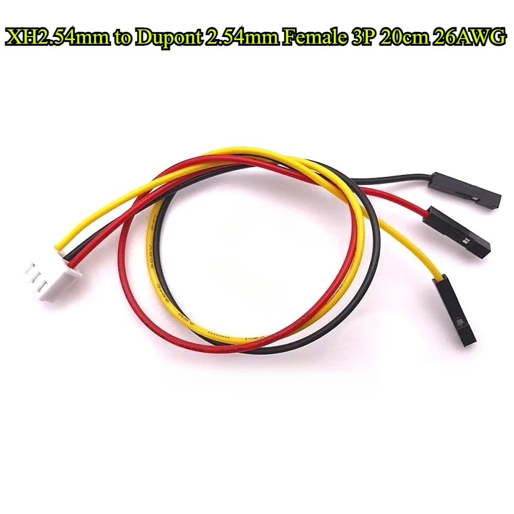 XH2.54mm 2P/3P/4P/5P/6P to 2.54mm Dupont Female 1P Terminal Wire Length 20cm 26AWG Electronic Wire Jumper Wire Connector
XH2.54mm 2P/3P/4P/5P/6P to 2.54mm Dupont Female 1P Terminal Wire Length 20cm 26AWG Electronic Wire Jumper Wire Connector
