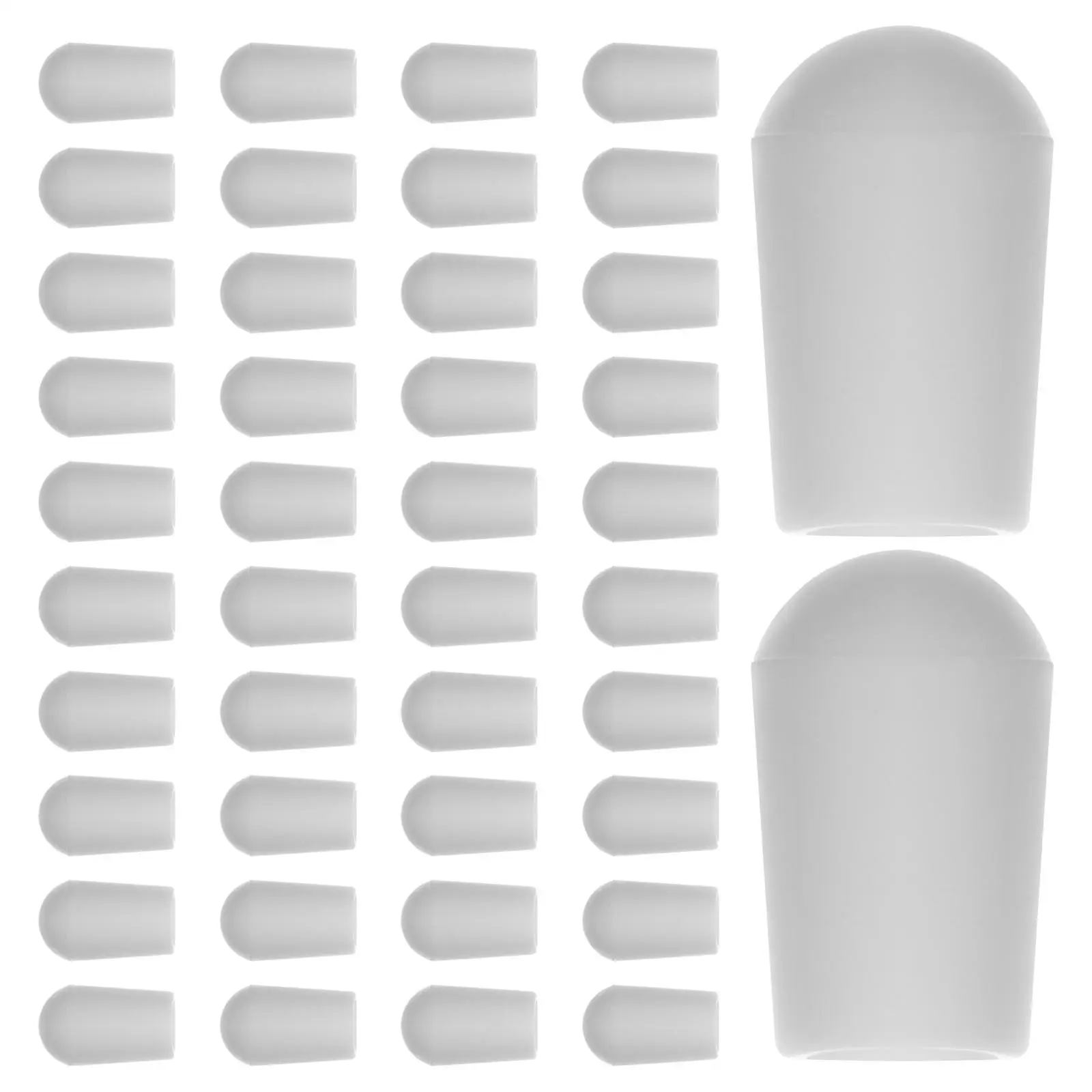 100 PCS White Hangers Clothes Rubber Cover Wire Thread Protector Shelf Prong Accessory Hook Tip Tine
100 PCS White Hangers Clothes Rubber Cover Wire Thread Protector Shelf Prong Accessory Hook Tip Tine