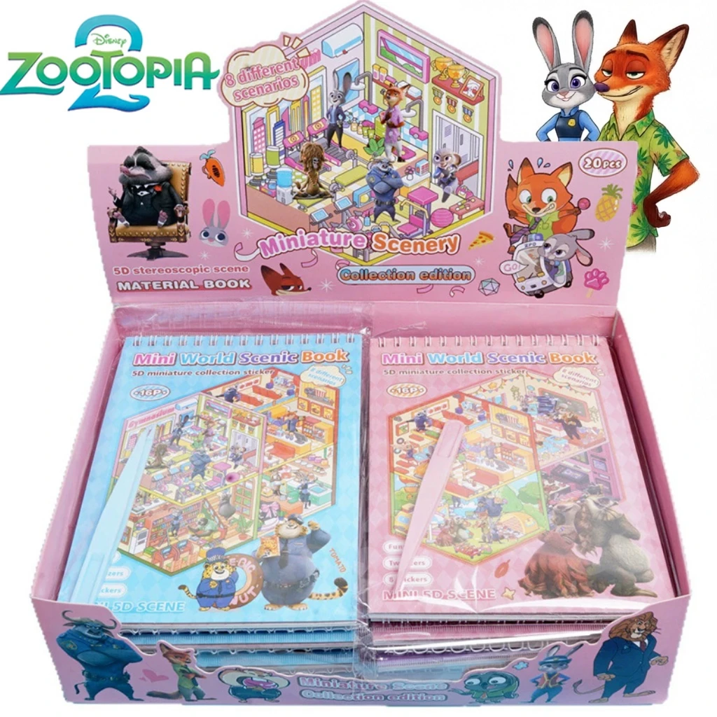  HOT Zootopia2 Mini World Scenic Book 8 Scene Set Landscape Building Stickers Judy Nick Cartoon For Kids Stress Relief Stickers
HOT Zootopia2 Mini World Scenic Book 8 Scene Set Landscape Building Stickers Judy Nick Cartoon For Kids Stress Relief Stickers
