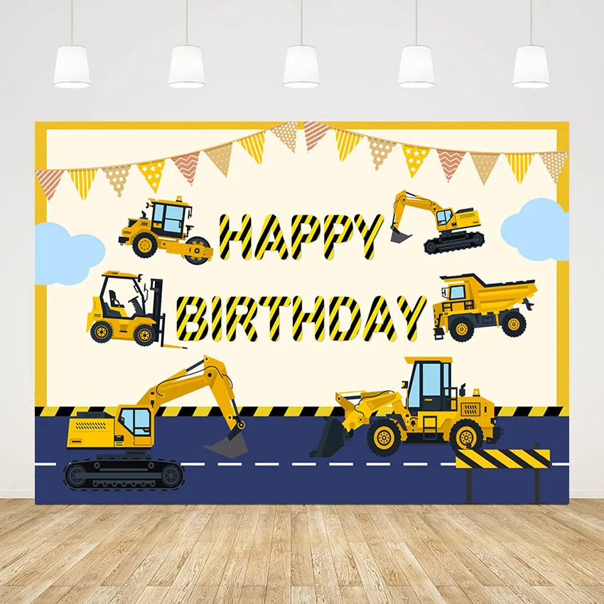 Mehofond Construction Builder Team Boy Birthday Backdrop Excavator Crane Traffic Road Truck Clouds Photography Background Banner
Mehofond Construction Builder Team Boy Birthday Backdrop Excavator Crane Traffic Road Truck Clouds Photography Background Banner