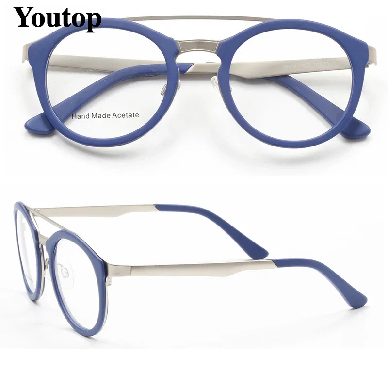 Handmade Women Optical Glasses Frames Men Round Eyeglass Frames Yellow Light Double Bridge Fashion Prescription Blue Spectacles
Handmade Women Optical Glasses Frames Men Round Eyeglass Frames Yellow Light Double Bridge Fashion Prescription Blue Spectacles