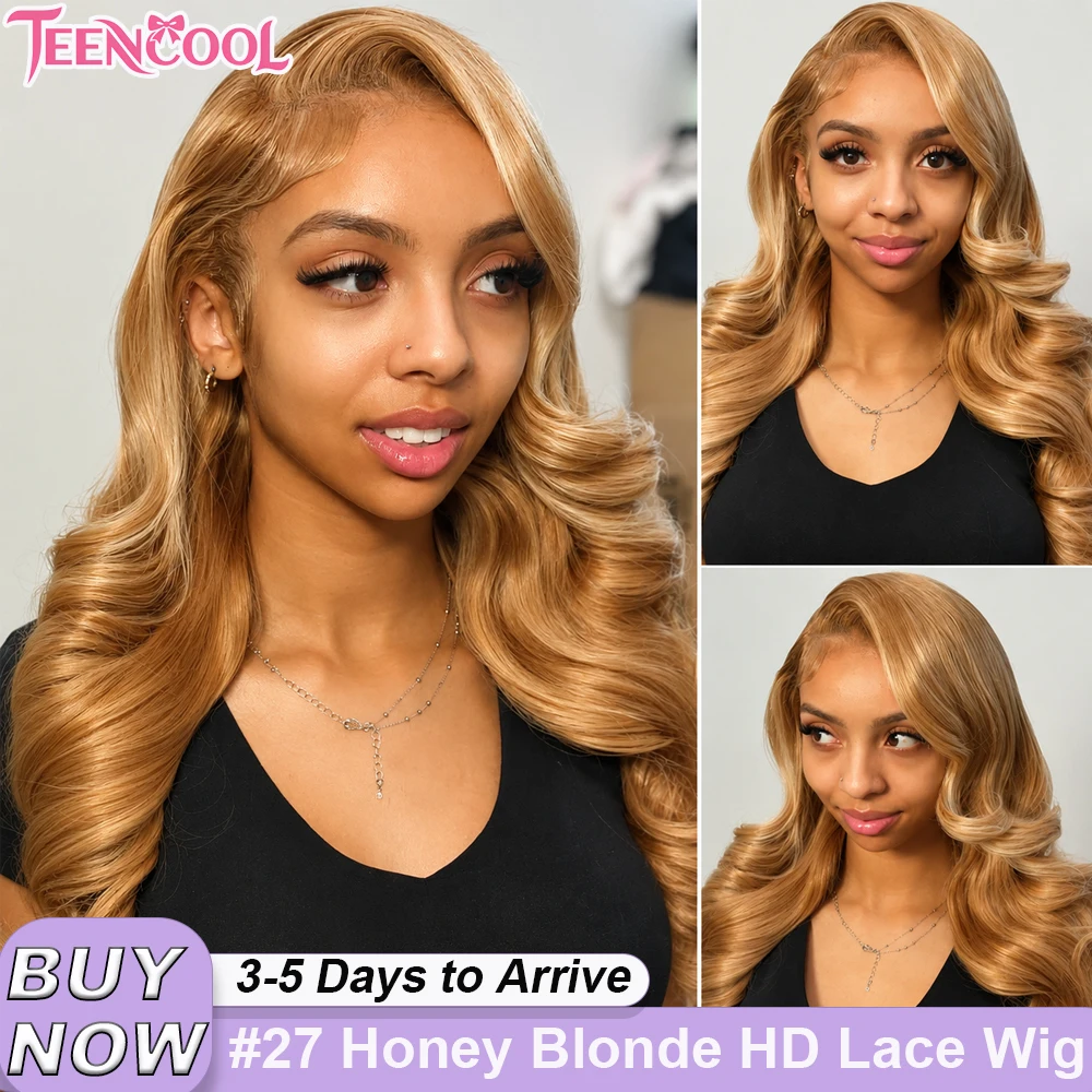 30 32 34 36 Inch Body Wave #27 Honey Blonde 13x6 HD Transparent Lace Front Wigs Colored 13x4 Lace Frontal Human Hair Wigs 200% Density Brazilian Human Hair Lace Wigs on Clearance Sale
30 32 34 36 Inch Body Wave #27 Honey Blonde 13x6 HD Transparent Lace Front Wigs Colored 13x4 Lace Frontal Human Hair Wigs 200% Density Brazilian Human Hair Lace Wigs on Clearance Sale