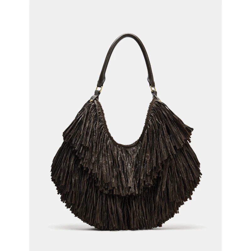 Luxury Fringe Tote Bag Women Large Capacity Bohemian Beach Vacation Hobo Handbag Summer Slouchy Chocolate Tassel Shoulder Bag
Luxury Fringe Tote Bag Women Large Capacity Bohemian Beach Vacation Hobo Handbag Summer Slouchy Chocolate Tassel Shoulder Bag
