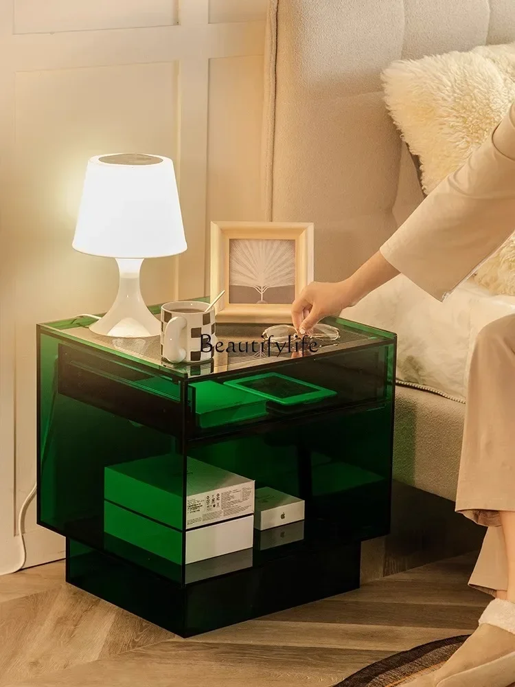 44Acrylic Quiet Style Modern Minimalist Bedside Small Cabinet Home Bedroom Light Luxury Locker
44Acrylic Quiet Style Modern Minimalist Bedside Small Cabinet Home Bedroom Light Luxury Locker