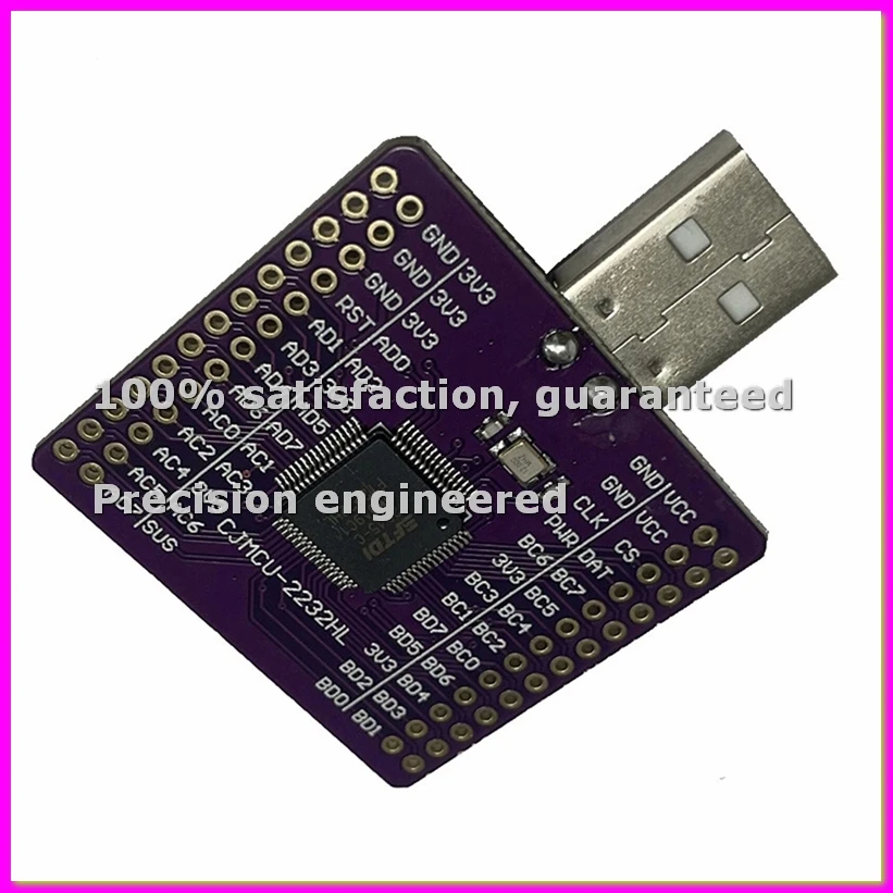 FT2232HL USB Turn UART/FIFO MCU - 2232 / SPI, /JTAG/RS232 Dual Channel Module High Speed-ABVP
FT2232HL USB Turn UART/FIFO MCU - 2232 / SPI, /JTAG/RS232 Dual Channel Module High Speed-ABVP