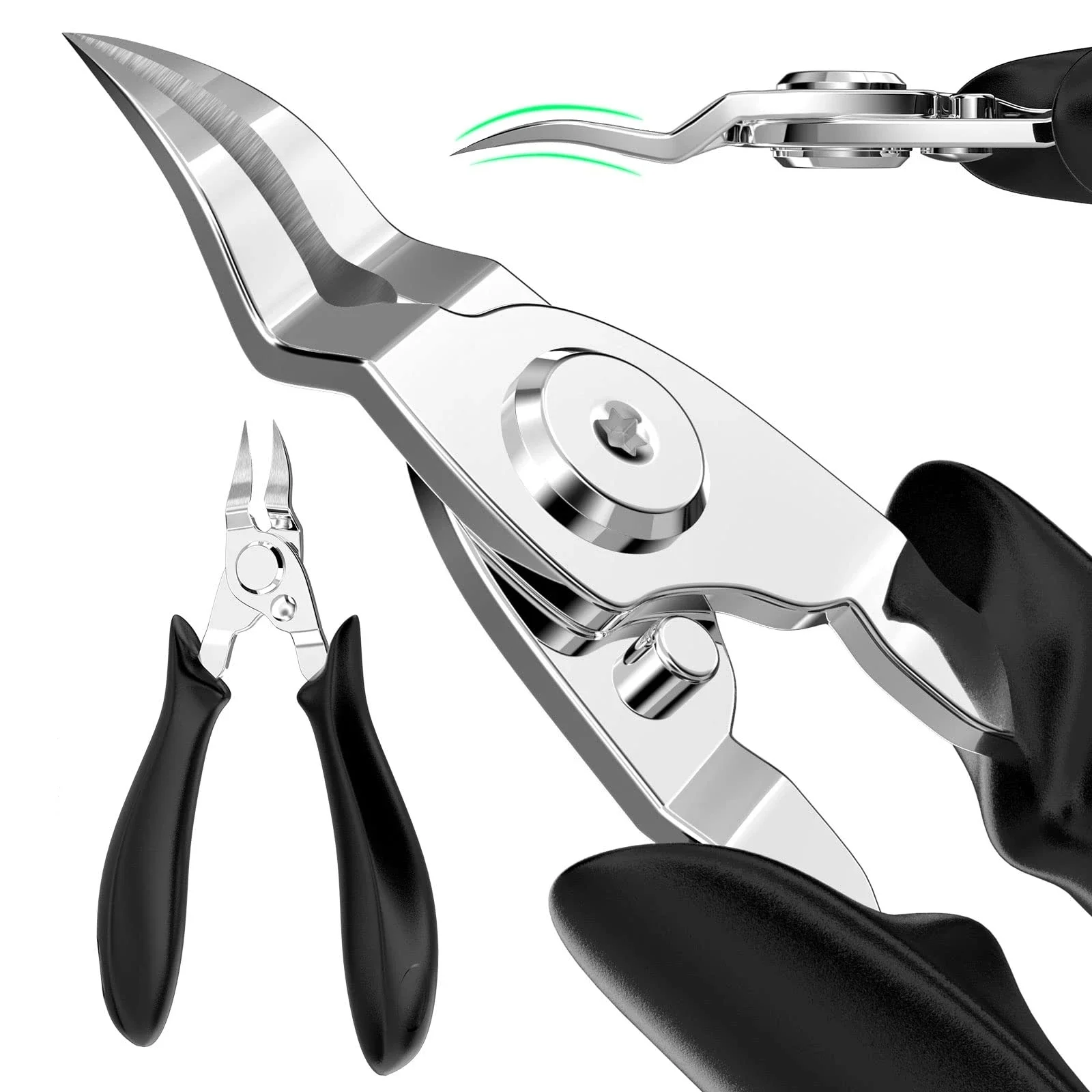 Nail Clipper for Ingrown Podiatrist Toenail Clippers Sharp Curved Blades Anti-Slip Handle Nail Cutter for Men Women and Seniors
Nail Clipper for Ingrown Podiatrist Toenail Clippers Sharp Curved Blades Anti-Slip Handle Nail Cutter for Men Women and Seniors