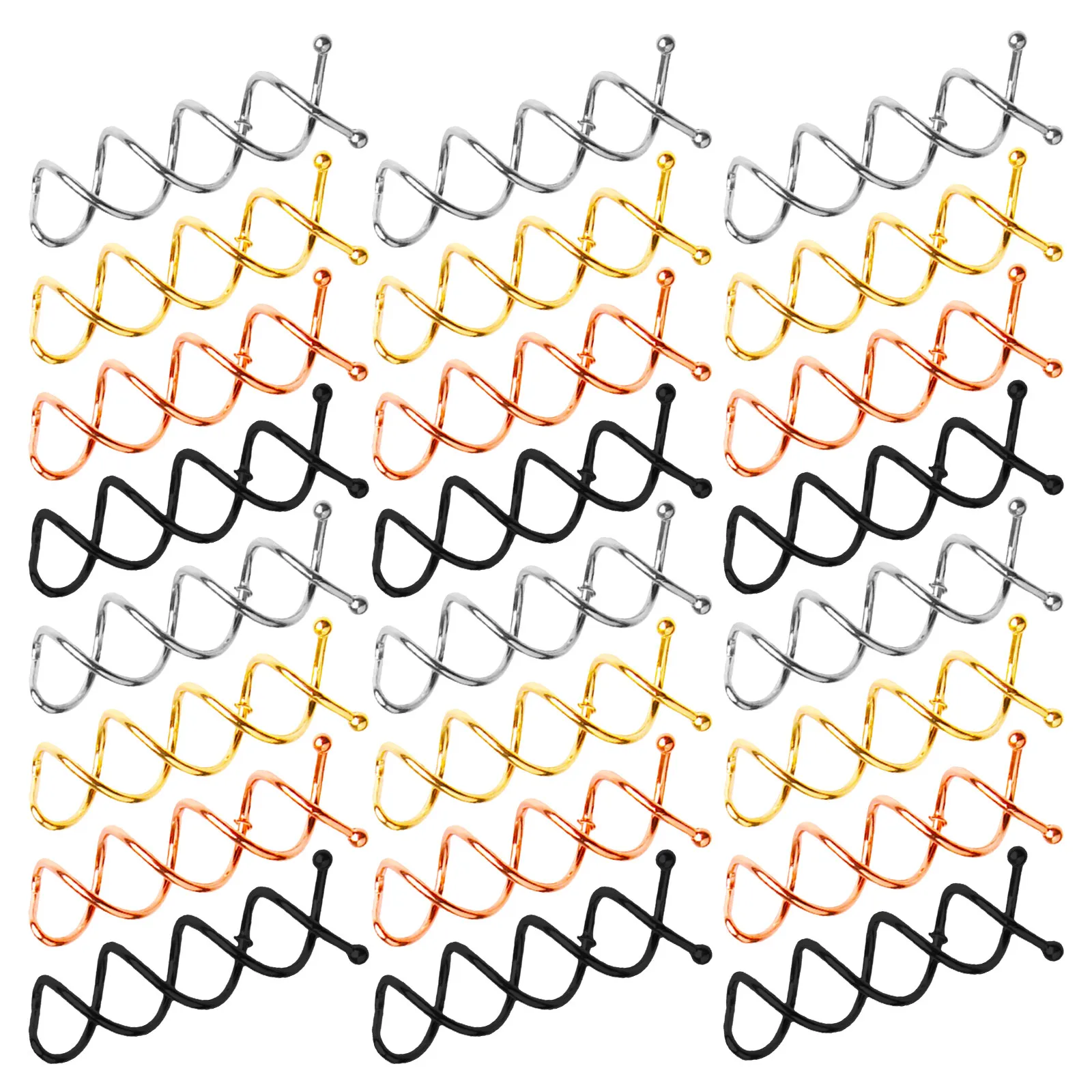 40Pcs Metal Spiral Hair Clips with Rounded Ends Bun Holder Pins for Women Effortless Updo Creation Comfortable All Day Wear
40Pcs Metal Spiral Hair Clips with Rounded Ends Bun Holder Pins for Women Effortless Updo Creation Comfortable All Day Wear