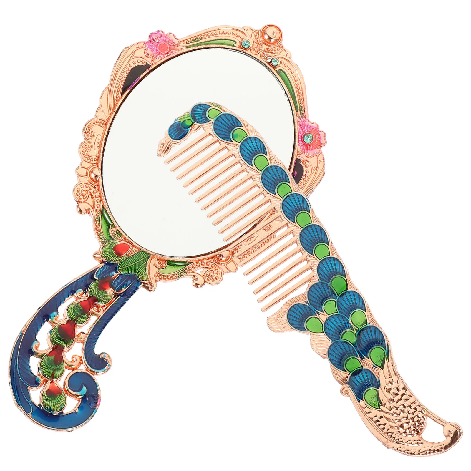 2Pcs Portable Mini Mirror and Comb Set Retro Style Makeup Mirror for Women Girls Perfect for Travel and Daily Use
2Pcs Portable Mini Mirror and Comb Set Retro Style Makeup Mirror for Women Girls Perfect for Travel and Daily Use