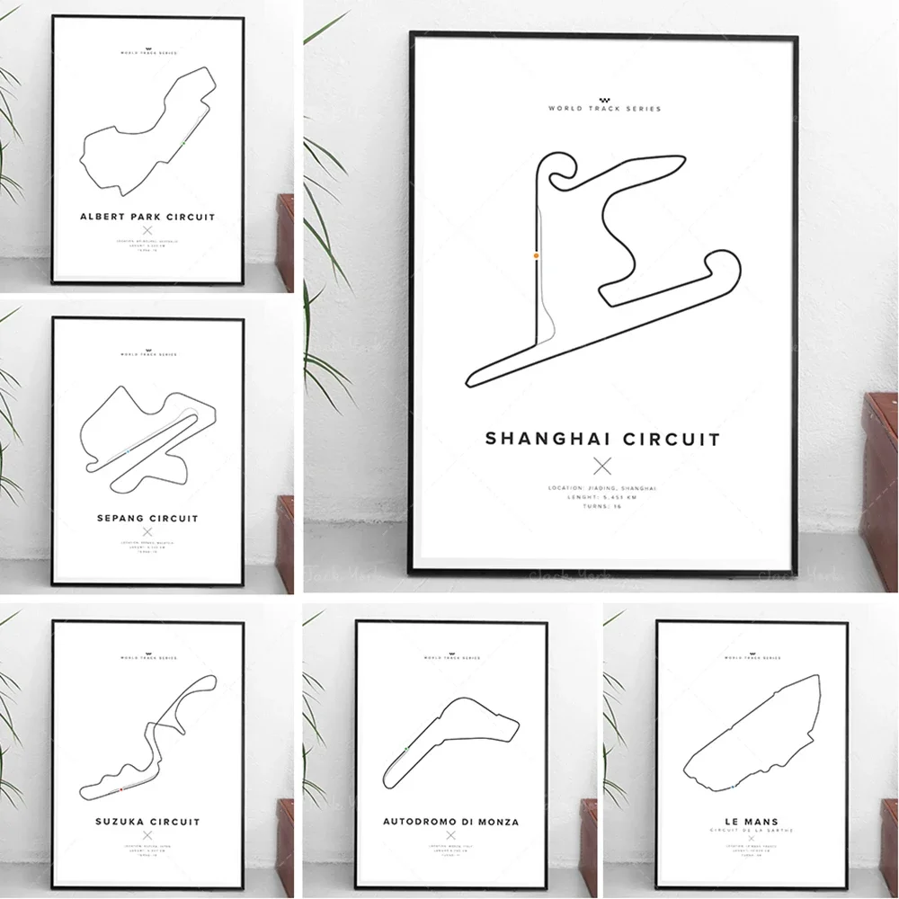 WORLD TRACK SERIES - prints - digital poster / work / wall art / gift / art / racing / circuit
WORLD TRACK SERIES - prints - digital poster / work / wall art / gift / art / racing / circuit