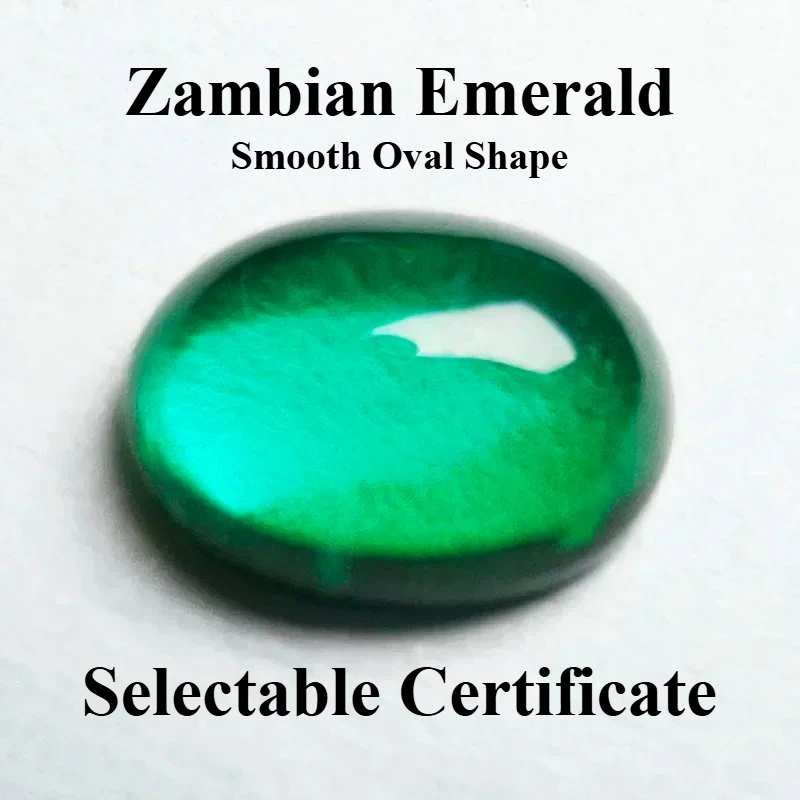 Lab Grown Zambian Emerald Smooth Surface Hydrothermal Oval Shape Charms Gemstone for DIY Jewelry Making Selectable Certificate
Lab Grown Zambian Emerald Smooth Surface Hydrothermal Oval Shape Charms Gemstone for DIY Jewelry Making Selectable Certificate