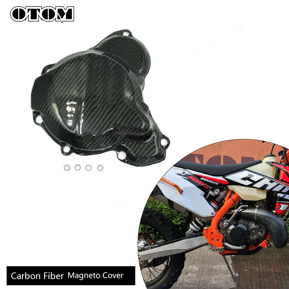 OTOM Motocross Motorcycle Ignition Cover Guard Magneto Protector Carbon Fiber For KTM EXC250 EXC300 XCW250 XCW300 2017-2020
OTOM Motocross Motorcycle Ignition Cover Guard Magneto Protector Carbon Fiber For KTM EXC250 EXC300 XCW250 XCW300 2017-2020