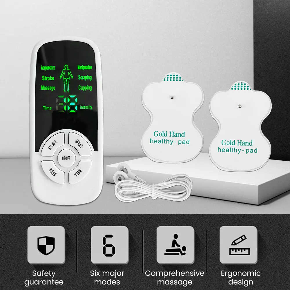 EMS Muscle Therapy Stimulator Machine Tens Unit Acupuncture Meridian Physiotherapy Pulse Abdominal Prostate Back Body Massager
EMS Muscle Therapy Stimulator Machine Tens Unit Acupuncture Meridian Physiotherapy Pulse Abdominal Prostate Back Body Massager