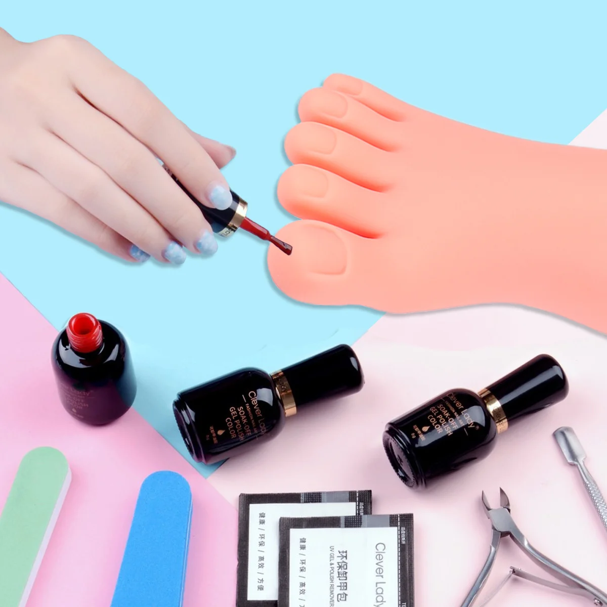 1 pc Right Foot Nail Art Practice Tools Manicure Training Durable Lightweight Elastic Skin Touch Nail Sculpting Aid For
1 pc Right Foot Nail Art Practice Tools Manicure Training Durable Lightweight Elastic Skin Touch Nail Sculpting Aid For