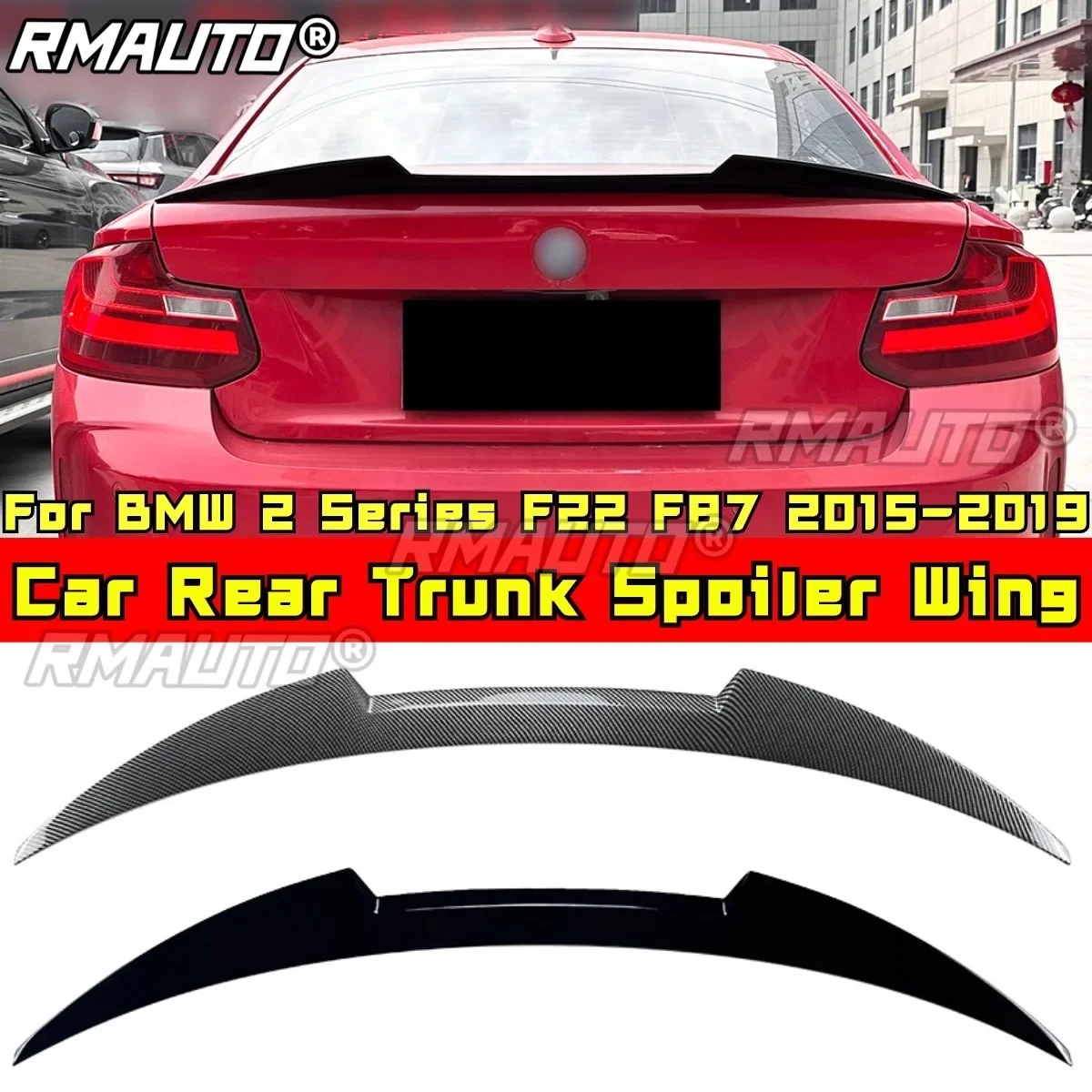 For BMW 2 Series F22 F87 Exterior Part Rear Trunk Wing Rear Trunk Spoiler for BMW 2 Series F22 F87 2015-2019 Car Accessories
For BMW 2 Series F22 F87 Exterior Part Rear Trunk Wing Rear Trunk Spoiler for BMW 2 Series F22 F87 2015-2019 Car Accessories